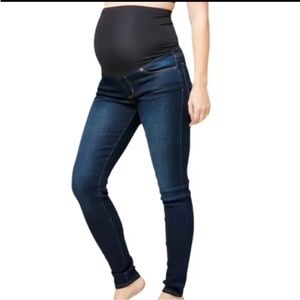 Love Soho Maternity Blue Skinny Jeans Pants Size XL NWT Recycled Extra Large